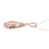 Image 8 : Morganite Diamond & 18k Rose Gold Necklace