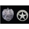Southern Plains Nickel Silver Heart/ Star Pendants