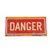 Image 1 : Porcelain Enamel "Danger" Sign From Helena, MT