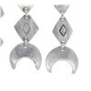 Image 2 : Southern Plains Nickel Silver Dangle Earrings