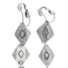 Image 3 : Southern Plains Nickel Silver Dangle Earrings