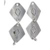 Image 4 : Southern Plains Nickel Silver Dangle Earrings