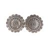 Image 4 : Navajo Genuine Sterling Silver Rosette Earrings