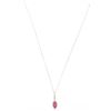 Image 2 : Marquise Ruby Diamond & 14k Yellow Gold Necklace