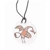 Image 2 : Acoma Pueblo Polychrome Pottery Disk Necklace