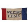 Image 1 : C. 1939 United States "Welcome Home" Cloth Flag