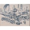 Image 2 : "Boomtown" By Malone Mid 1900's Western Print