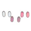 Image 1 : Navajo Opal & Sterling Stud Earrings (3 Sets)