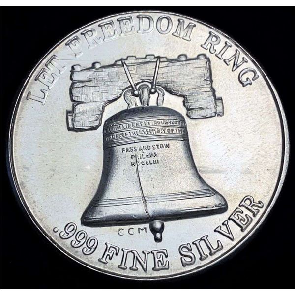 Let Freedom Ring 1 ozt .999 Silver Trade Unit