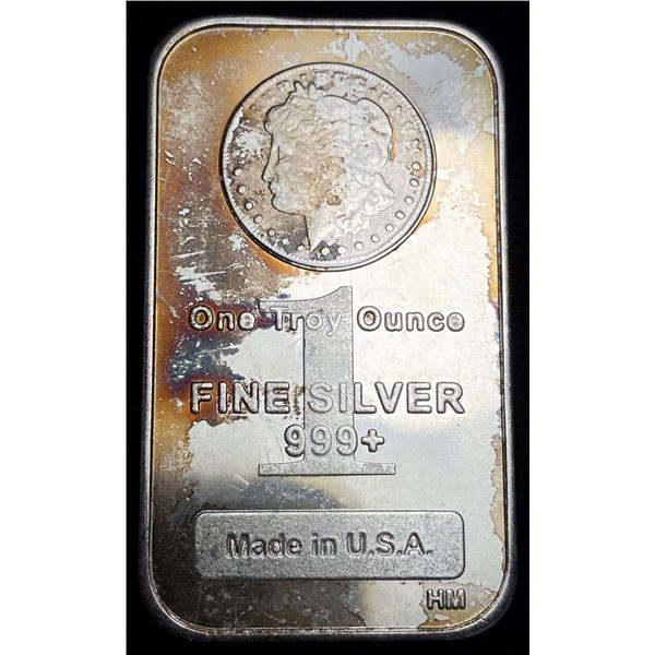 Highland Mint Morgan Design 1 ozt .999 Silver Bar
