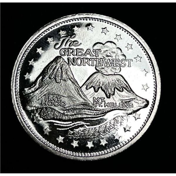 The Great Northwest Proof 1 ozt .999 Silver