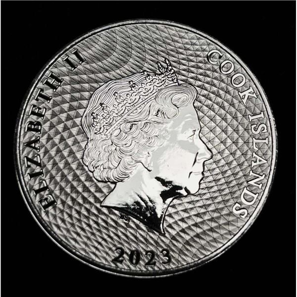 2023 Cook Island Sailing Ship 1 ozt .9999 Silver Dollar