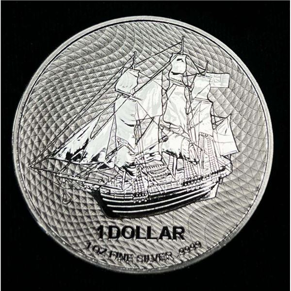 2023 Cook Island Sailing Ship 1 ozt .9999 Silver Dollar