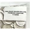 Image 6 : (100) Premium Grade Peace Silver Dollars