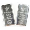 Image 1 : (2) Kilo .999 Proof Fleur De Lis Silver Bars
