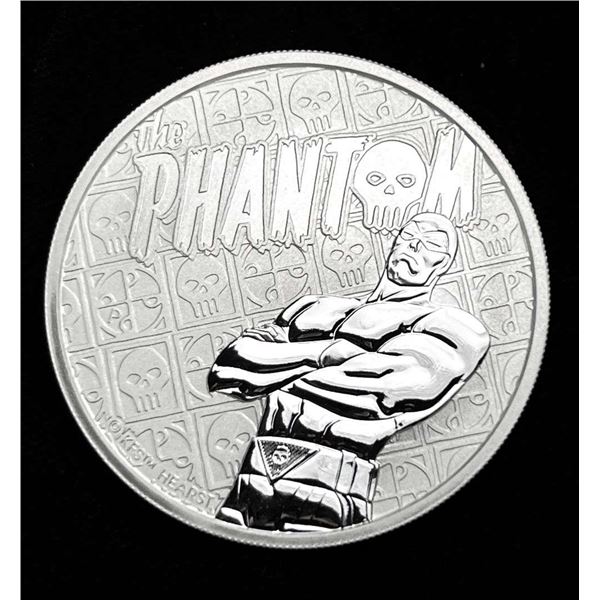 2022 Tuvalu "The Phantom" 1 ozt .9999 Silver Dollar