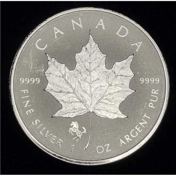 2014 Canada $5 Maple Lead 1 ozt .9999 Silver