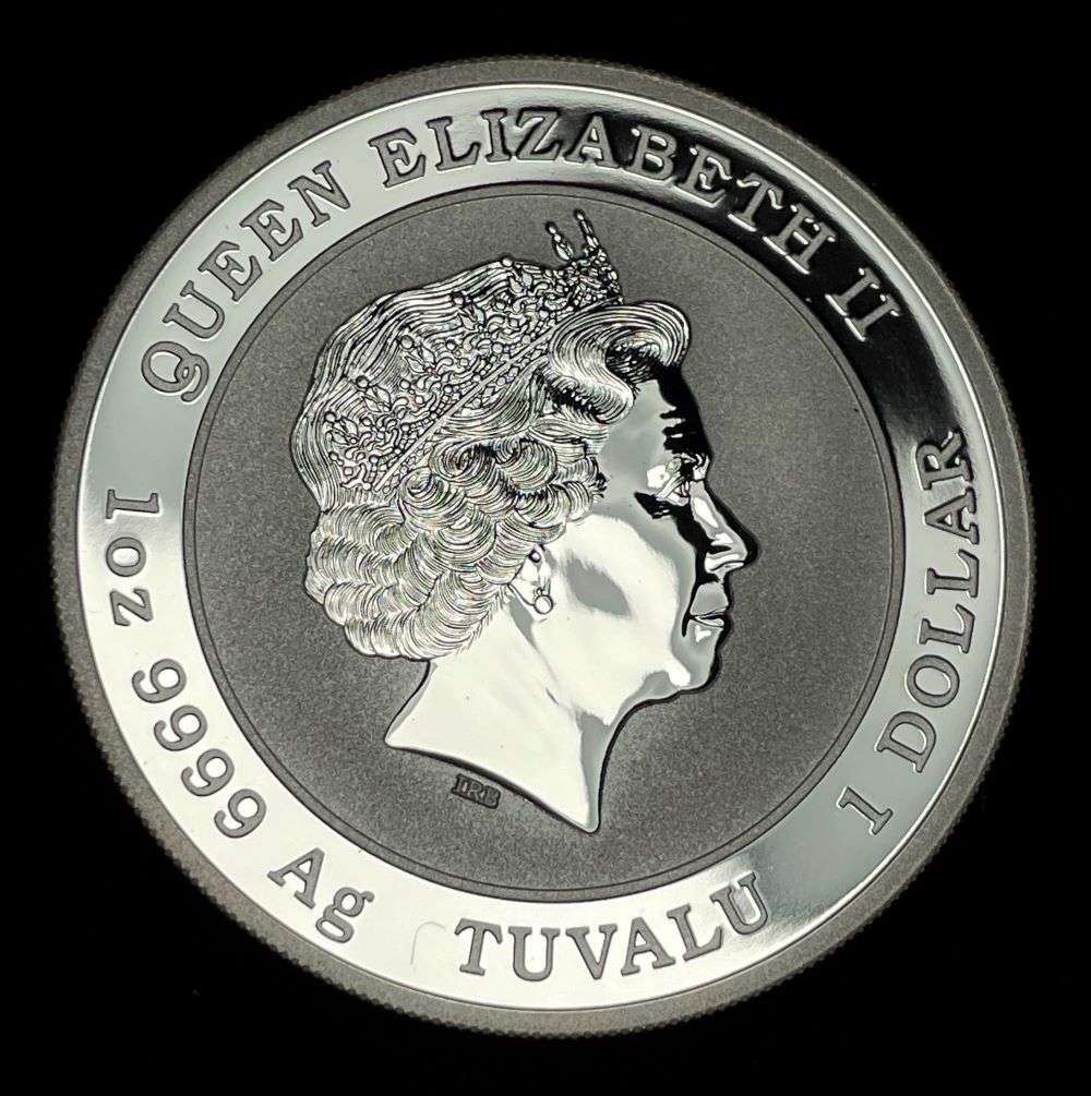 2020 Tuvalu American Bald Eagle 1 ozt .9999 Silver Dollar