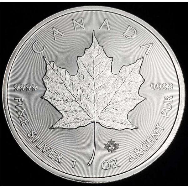 2021 Canada $5 Maple Leaf 1 ozt .9999 Silver
