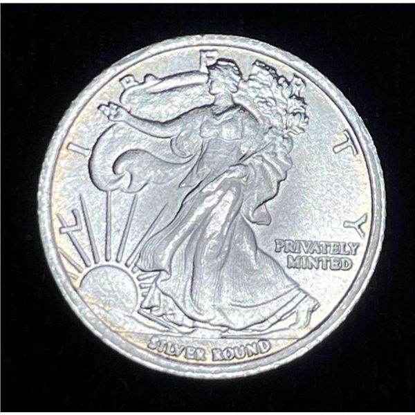 Walking Liberty Design Money Metal Exchange 1/10 ozt .999 Silver