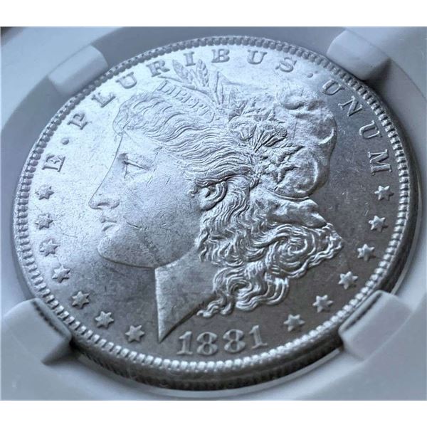 1881-O Morgan Silver Dollar MS64 PL