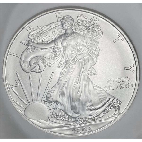 2008 American Silver Eagle NGC MS70