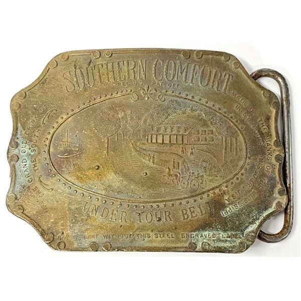"Southern Comfort Under Your Belt" Tiffany New York Belt Buckle