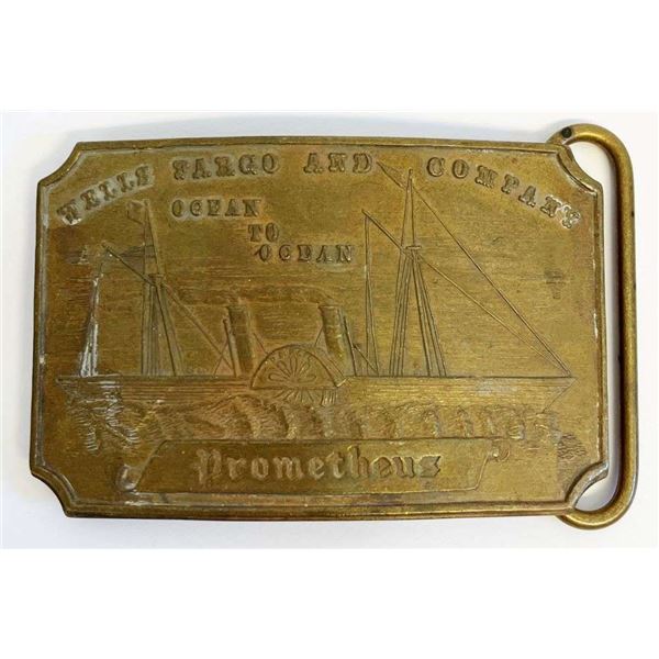 "Prometheus" Wells Fargo & Co. Tiffany New York Belt Buckle