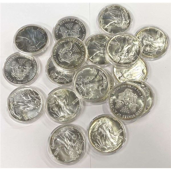 1987 American Silver Eagle (18-coins)