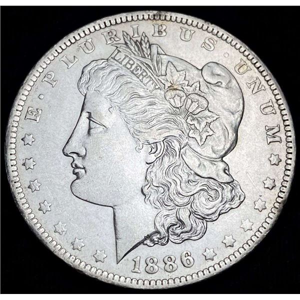 1886-O Morgan Silver Dollar AU53