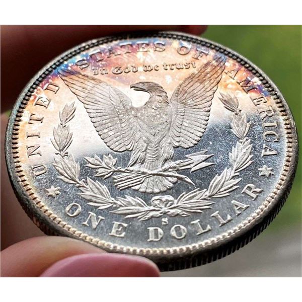 1881-S Morgan Silver Dollar Obv. MS65 Rev. MS67 PL