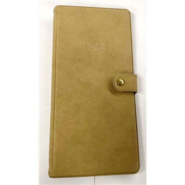 Vintage RARE Bowers & Ruddy Leather Suede Coin Catalog (No Coins)