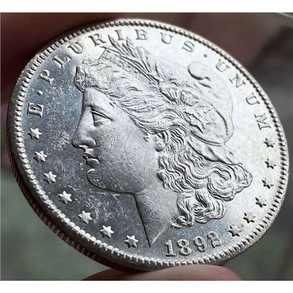 1892-CC Morgan Silver Dollar MS63 PL