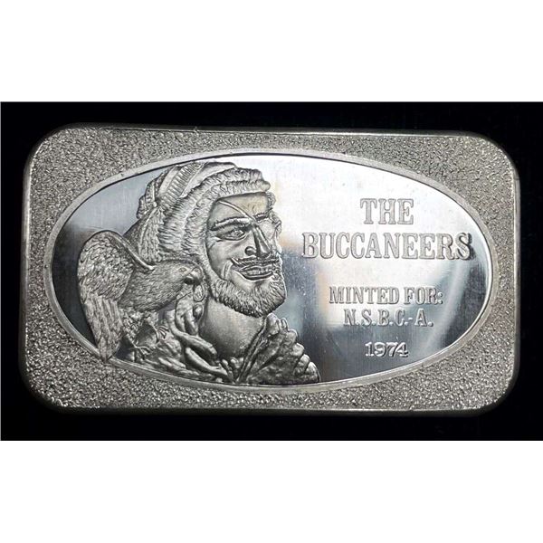 1974 The Buccaneers 1 ozt .999 Silver Bar