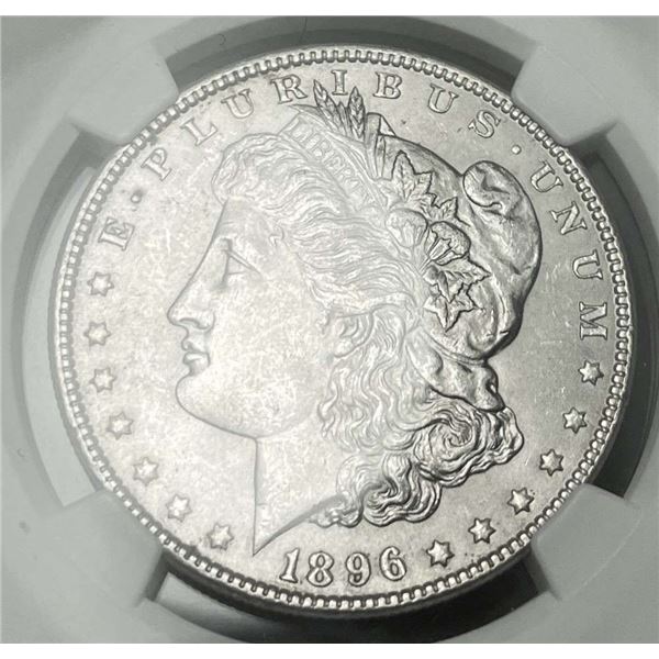 1896 Morgan Silver Dollar NGC MS61