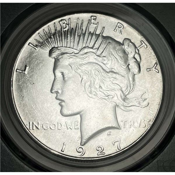 1927 Peace Silver Dollar PCGS MS62