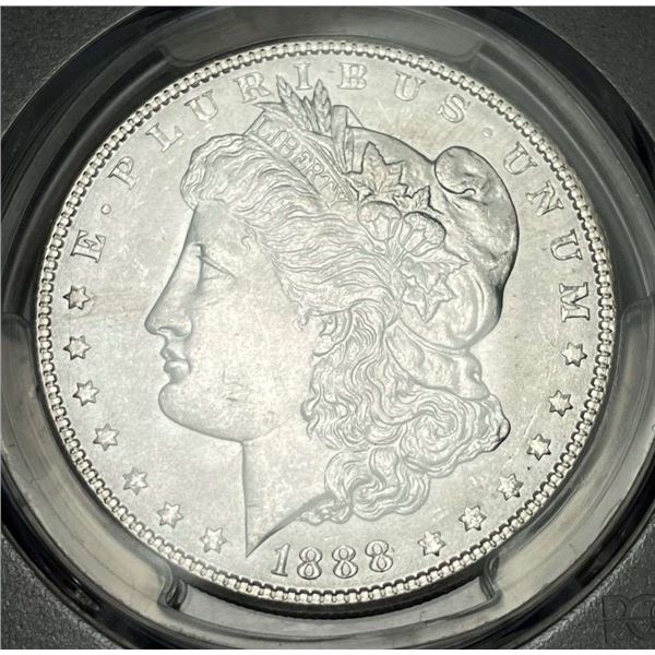 1888 Morgan Silver Dollar PCGS MS65
