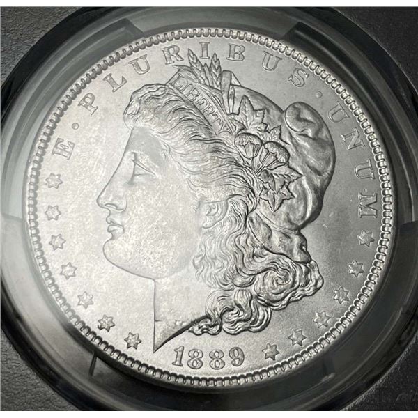 1889 Morgan Silver Dollar PCGS MS65