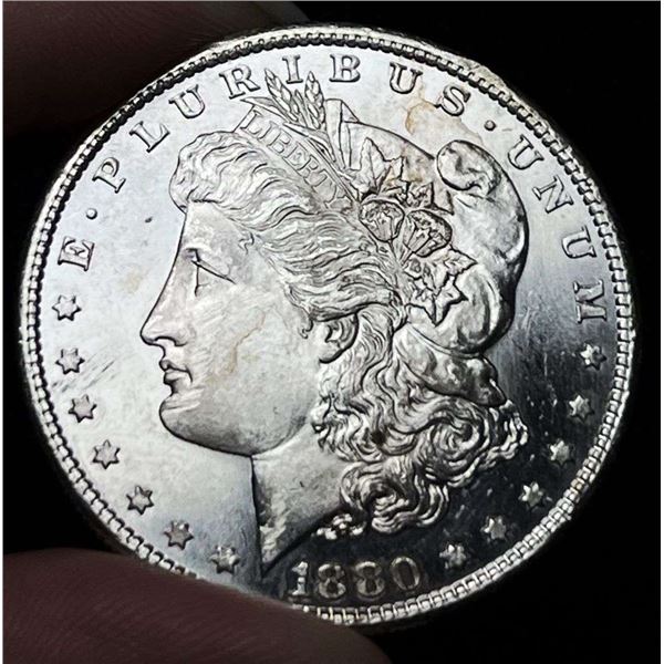 1880-S Morgan Silver Dollar MS63