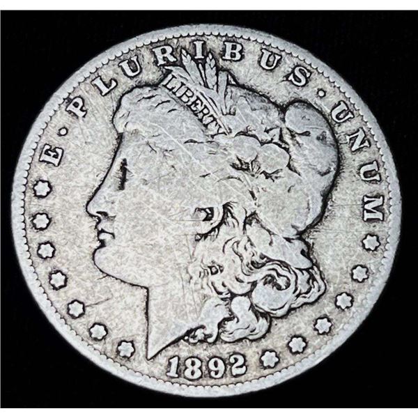 1892-S Morgan Silver Dollar VG