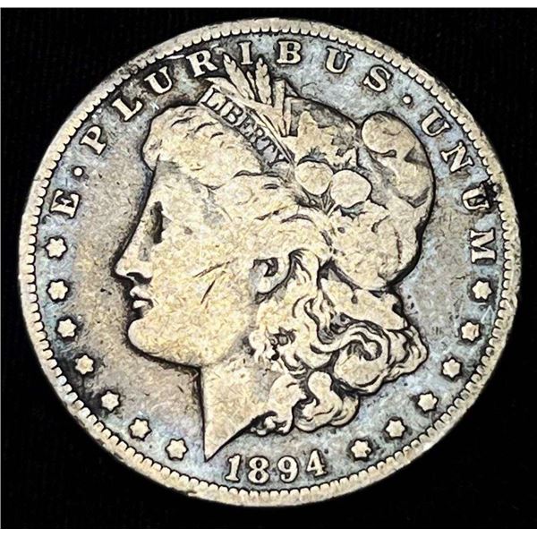 1894-O Morgan Silver Dollar Fine Details