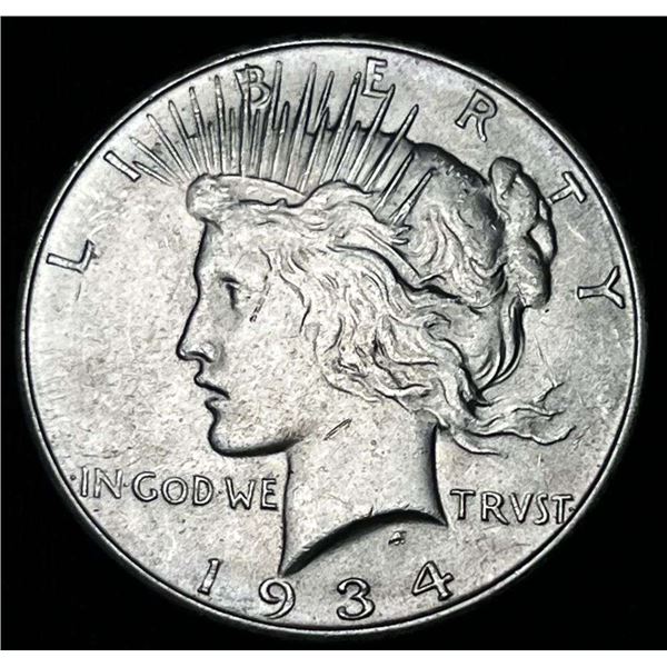 1934-D Peace Silver Dollar MS65+