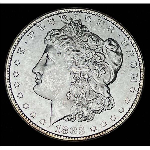 1883-CC Morgan Silver Dollar MS63