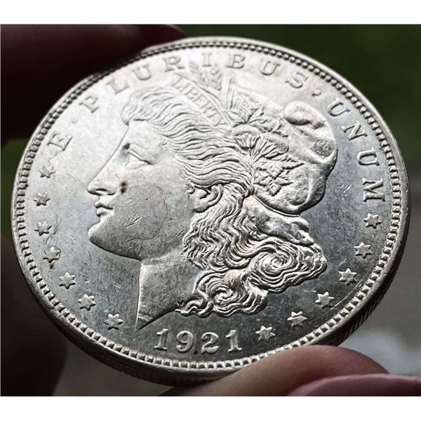 1921-D Morgan Silver Dollar MS63 PL