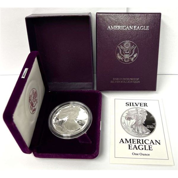 1992-S American Silver Eagle PF69  OGP