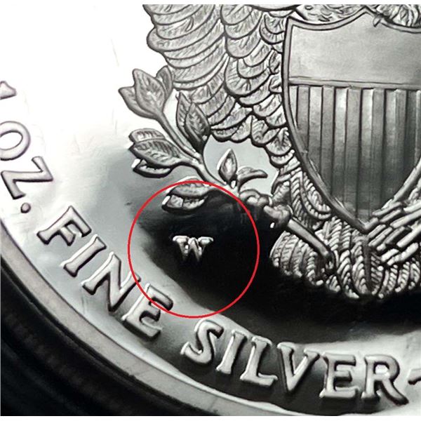2003-W American Silver Eagle PF69+ OGP