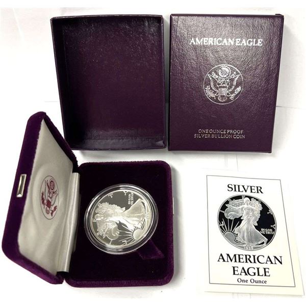 1989-S American Silver Eagle PF69 OGP