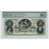 Image 1 : 1860s $3 The Merchants Bank Note PMG Ch. UNC58