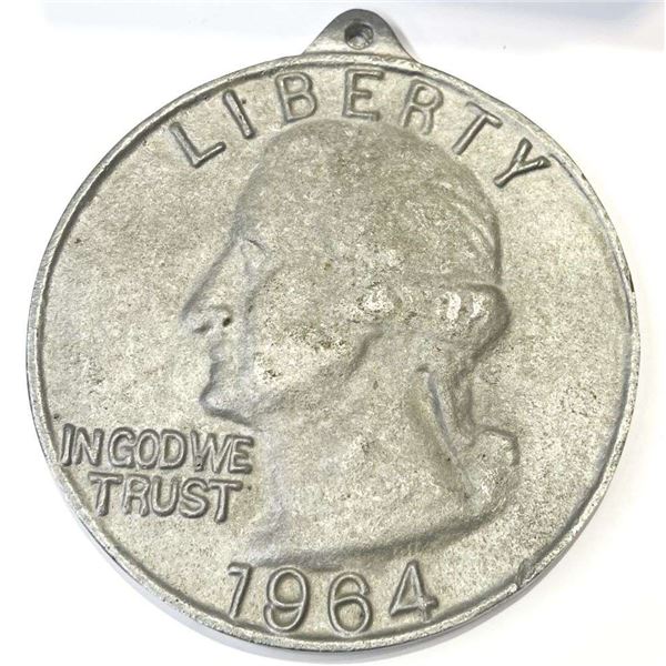 1964 Giant Washington Quarter Model