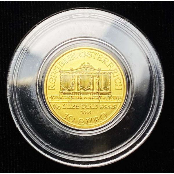 2016 Austrian Philharmonic 1/10 ozt .9999 Gold